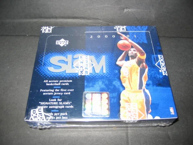 2000-01 Upper Deck Slam Basketball Hobby Box Factory-Sealed All Acetate Cards