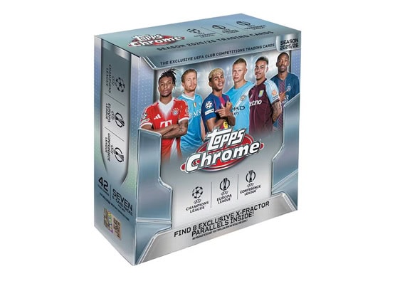 2025-26 UEFA Champions League Chrome Mega Box