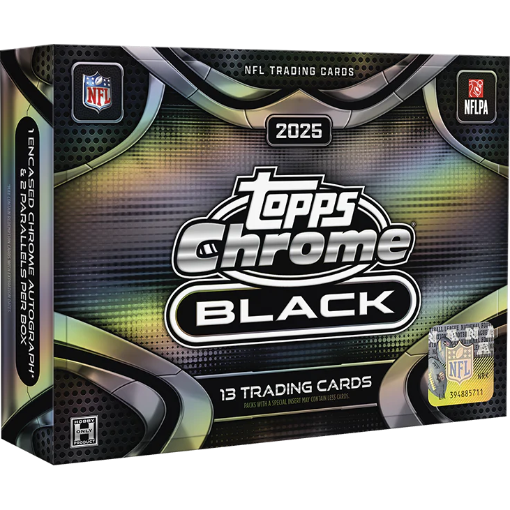 2025 Topps Chrome Black football Hobby Box