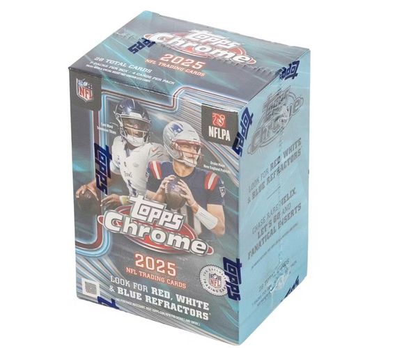 2025 Topps Chrome NFL Blaster Box