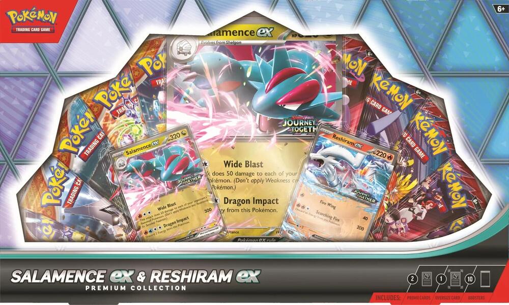 Salamence EX Reshiram EX Premium Collection