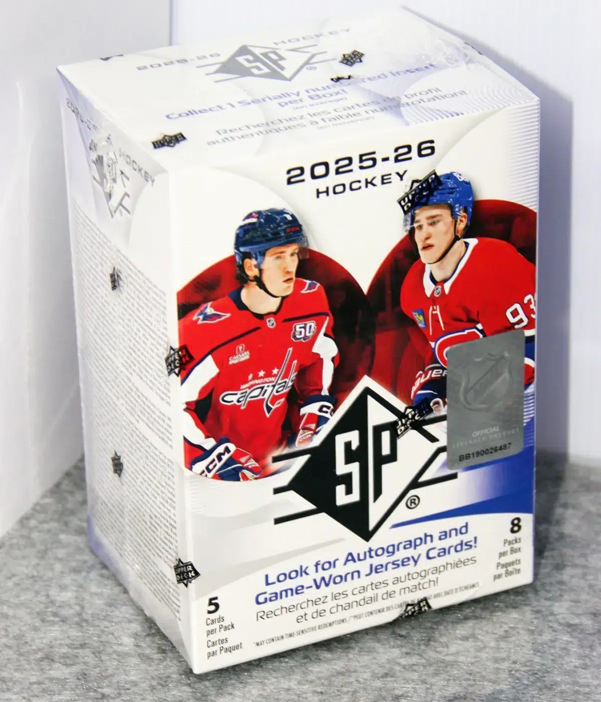 2025-26 Sp Hockey Blaster Box