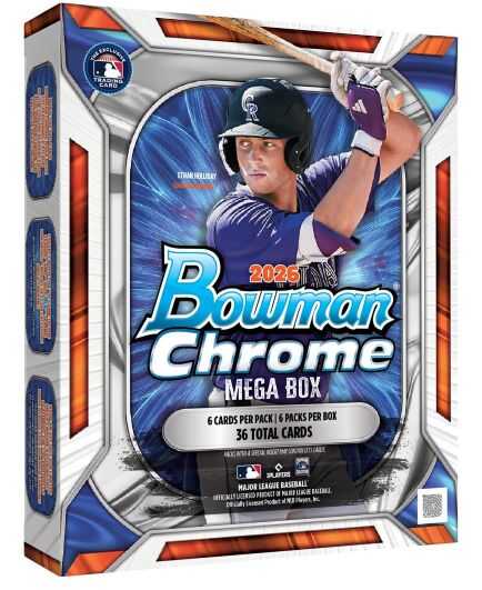 2026 Bowman Chrome Mega Box 