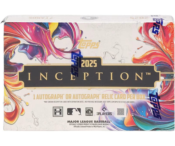2025 Inception Baseball Hobby Box